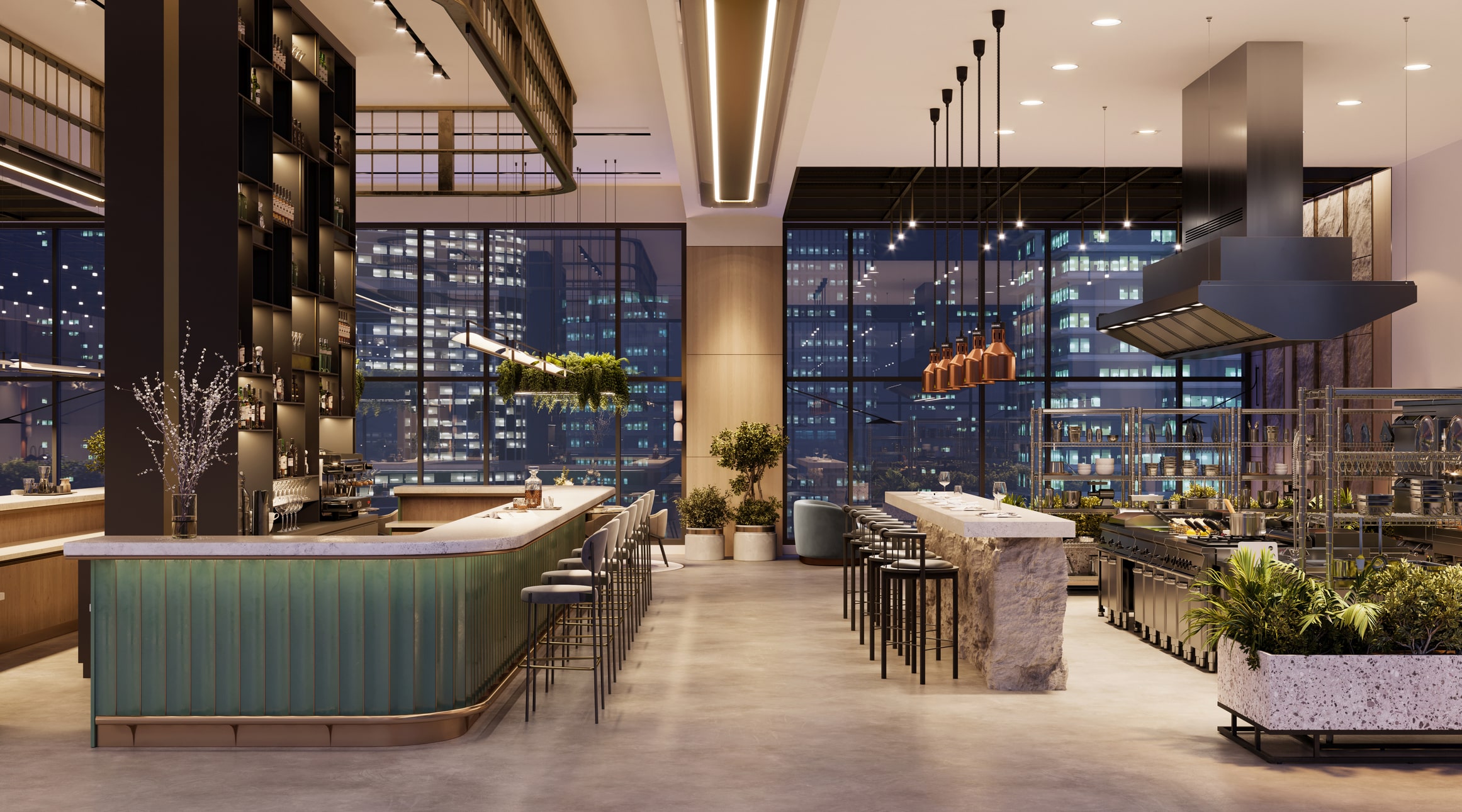 restaurant premier bloc